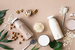 bebidas plan-based y alimentos plant-based, de origen vegetal